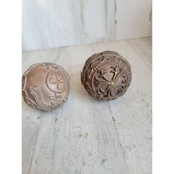 Unique design ball Xmas set figure decorative bowl filler Vintage - Picture 3 of 7